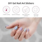 Semi Cured Gel Nail Strips - 28 Pcs Uv Gel Nail Stickers For Women  Work With 