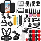Hongdak Action Camera Accessories Kit For Gopro Hero 12 11 10 9 Black  -  Black