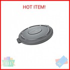 Rubbermaid Commercial Products 32-gallon Brute Flat Container Lid  32 Gallon  Gr