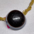 Antique Magic Power Old Tibetan Agate  goat Eye  Amulet Round Dzi Bead D1016