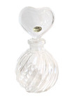 Crystal Flacon Perfume Bottle W  Glass Top Dauber 18  Crystal 6    Tall