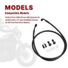 For Harley Sportster 50 5  Front Brake Cable For Xl 883 1200 2004-up Without Abs