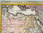 Egypt Nubia Arabia 1719 Henri Chatelain Large Antique Map