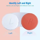 Contact Lens Case 12pcs Travel Mini Holder Left Right Eye Soak Storage Kit
