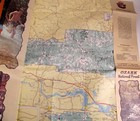 Vintage Ozark National Forest Arkansas Map W  Photos Outdoor Points Of Interest
