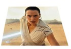 Daisy Ridley Signed Autograph 11x14 Photo Rey Star Wars Force Awakens Jsa Coa