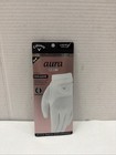 New Lady Callaway Aura Leather-palm Golf Glove White - Large