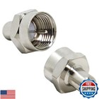Rfadapter Coax Cable Caps  F Type 75 Ohm Terminator  5 Pack  Coax Terminator 