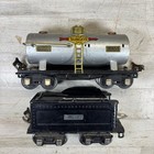 Lionel Postwar O Gauge 654 Sunoco Tank Car   Lionel Lines Tender Train Lot