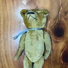 Antique Mohair Teddy Bear Plush Vintage Early 20th Century Steiff Jointed Straw