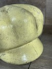 1930s European Hat Block Plaster Cork Wood Yellow Newsboy Drivers Cap Mold