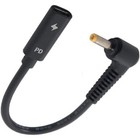5 5 X 2 1 Mm Usb C To Dc Connector  5v 12v 20v Usb C Dc Adapter 5 5 X 5 5x2 1mm