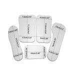 Orthodontic Intraoral Photographic Reflector Mirror Double-sided Rhodium Glass