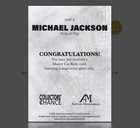  7 Crystals  Michael Jackson Stage Worn Swarovski Crystal Glove Relic Card  25