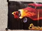 1988 Zz Top Eliminator Hot Rod Poster 19 x31   rough   Read 