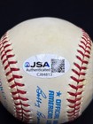 Don Mattingly Auto Oal Ball - 6 Grand Slams In One Year - Jsa Coa - No Reserve