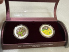 2007 Heritage Orchids Of Singapore  999 Silver Coin Set   In Display Case