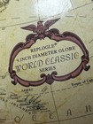 Replogle Raised Globe World Classic Series Made In Usa Wood Base 9 In Diameter