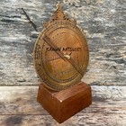 Antique Brass Handcrafted Astrolabe Armillary Vintage Astronomy Device W  Base