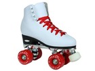 Epic Classic White   Red Quad Roller Skates