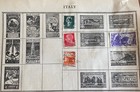 Italy Stamp Lot   Album Page - 150  Stamps - Used - Estate