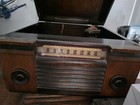 Vintage Rca Victor Victrola Model 65u Tube Radio And Phonograph 1940s