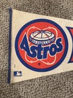 Houston Astros 1970 s Felt Full Size Pennant 12   x30    Mlb Vintage Astrodome