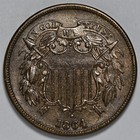 1864 2 Cent Piece Large Motto