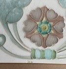 England - Antique Art Nouveau Majolica Tile C1900