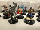 Heroclix Marvel Dc Lot Figures Hulk Thanos Doomsday Iron Man Nightcrawler 