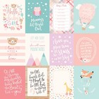 Echo Park Hello Baby It s A Girl Collection Kit 12 x12  Paper Stickers Made Usa