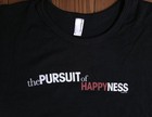 2006 The Pursuit Of Happyness Movie Promo Black Thermal Shirt Will Smith Film