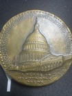 Bronze Commemorative Medal With Capitol Building