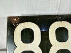 Nice Original Porcelain  887 Locomotive Cab Plate 