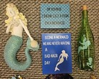 Huge Mermaid Nautical Beach Lot Figurines Plaques Statues Decor  2   sweeeet  