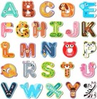 Magnetic Letters  26 Animal Alphabet Magnets  Fun Preschool Learning Toy  Large