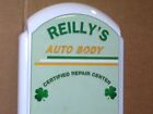Reilly s Auto Body Shop -1957 Chevy Car - Thermometer Sign Big 27 -few Were Made