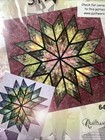 New Prismatic Star Quilt Pattern By Quitworks Paper Piecing 64  X 64  No Fabric