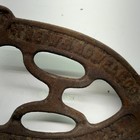 Antique Cast Iron Sad Iron Trivet Stand Cleveland Ohio Primitive Laundry Tool