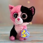      Dazzle The Black Pink Kitten        Ty Beanie Boo Cat   Justice Exclusive