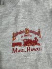 Vtg Lahaina Kaanapali Pacific Rail Road Train Locomotive T-shirt Hawaii Xl