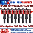 8pack Ignition Coils For Ford F-150 4 6l 5 4l 2004 2005 2006 2007 2008 2009 2010