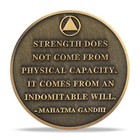 Personalized Desert Dawn Sobriety Coin Insprional Recovery Aa  Chip Medallion