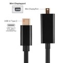 Premium Usb-c Usb 3 1 Type C To Mini Displayport Dp Male Cable 4k 60hz Macbook