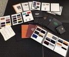 Lot Of 22 Harley-davidson Motorcycle    dealer    Color Charts - Book Guide Catalogs