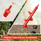 4 x12  Auger Drill Bit For Planting Digging Holes garden Plant Flower Bulb Auger
