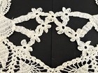 Vintage - Hand Crocheted - Two Sun-bonnet Maidens - Doily