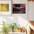 Vintage Racing Metal Sign  Retro Garage Tin Sign  Car Lover Gift wall Decor For 