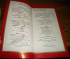Vtg Sheraton Dallas Hotel Guest Services Menu 1970 Rare