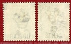Hong Kong  53 55  Qv  Surcharged  Used  Scv  170 
